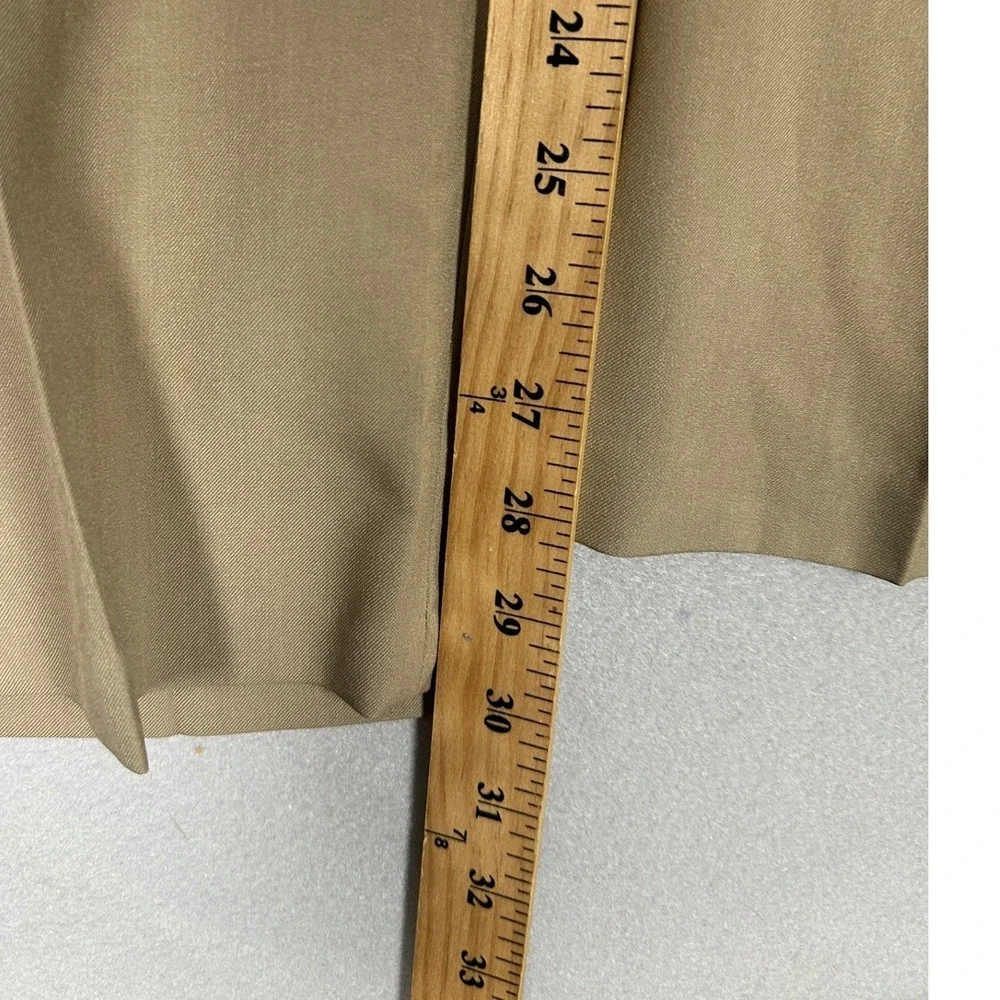 NEW Haggar Pants Mens Mens 42X29 Tan Premium Comfort Dress Classic Fit Stretch